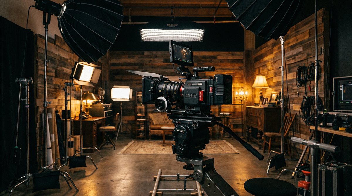 双飞影视写真传媒专业视频拍摄现场